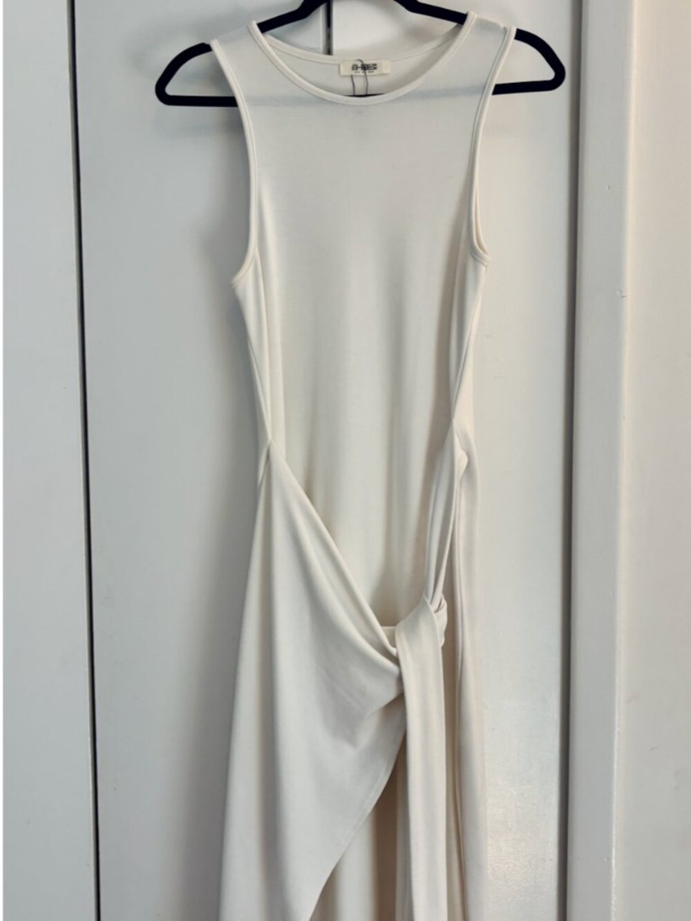 4th & Reckless Nia Jersey Maxi Dress in White
